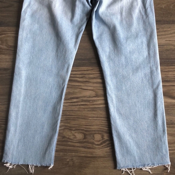 Madewell The Perfect Summer Jean Straight Leg 27 Light Medium Wash - Picture 14 of 15